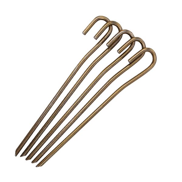 POS_tent peg straight Tent Peg Straight 300x5mm  Spring Steel (5-Pack) - Image 1